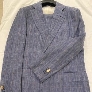 3 piece - wool, silk, linen suit